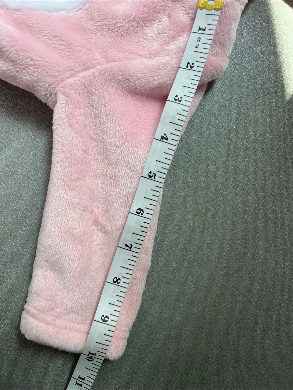 Duck Duck Goose | Soft Pink Hooded Fleece One-Piece for Babies #D00393 Sz 0-3M